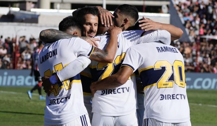 Respira Boca: goleó 3-0 a Barracas Central por la Liga Profesional