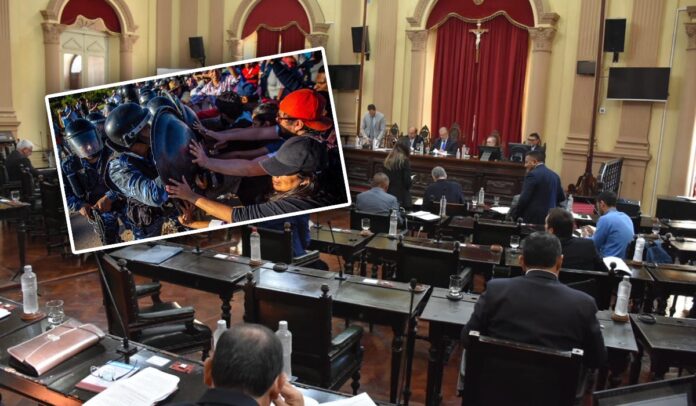 Por un voto, aprobaron la Ley Antipiquete en Salta