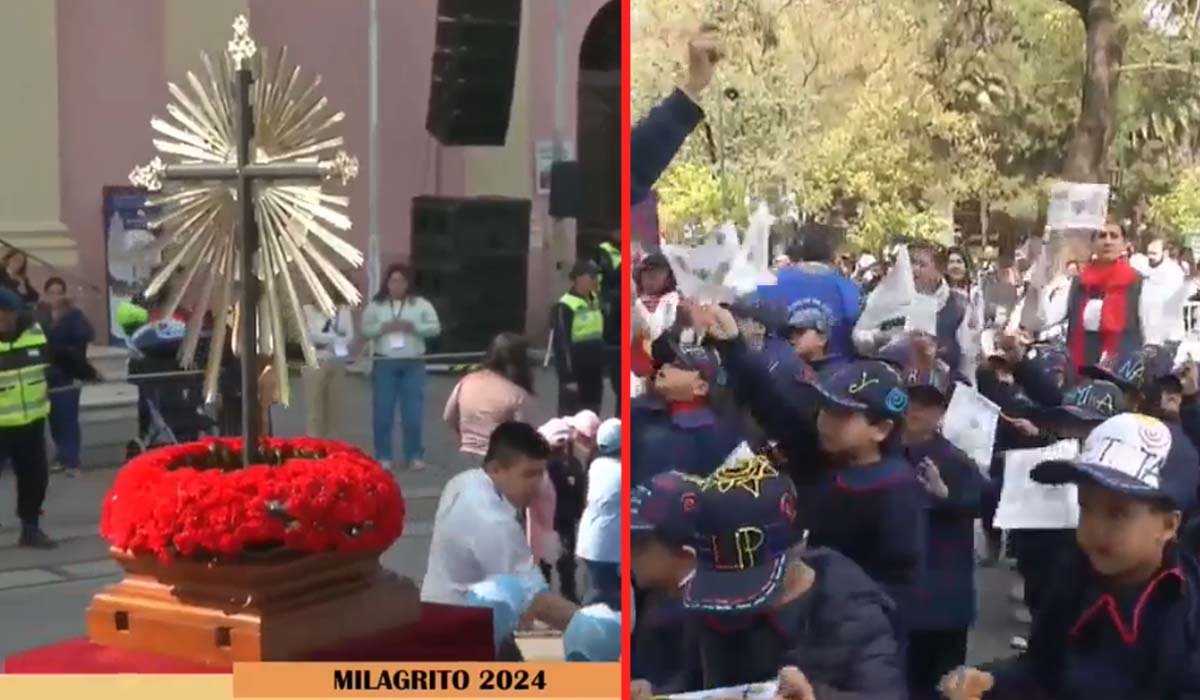 Reviví la lluvia de pétalos que despidió al Señor y Virgen del Milagro