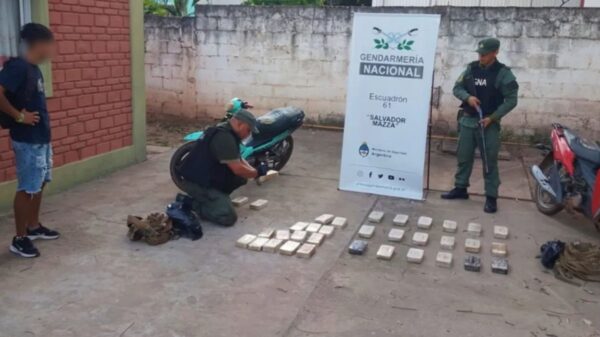 Persecución y secuestro de más de 35 kilos de cocaína en Salta: un detenido