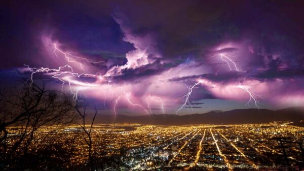 Tormenta eléctrica en Salta