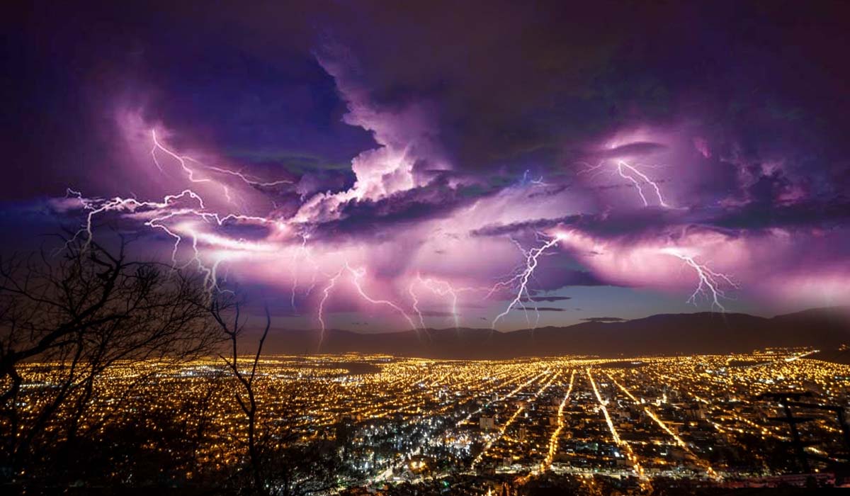 Tormenta eléctrica en Salta