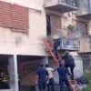 [VIDEO] Salteño quiso prenderse fuego y fue rescatado a tiempo por los bomberos